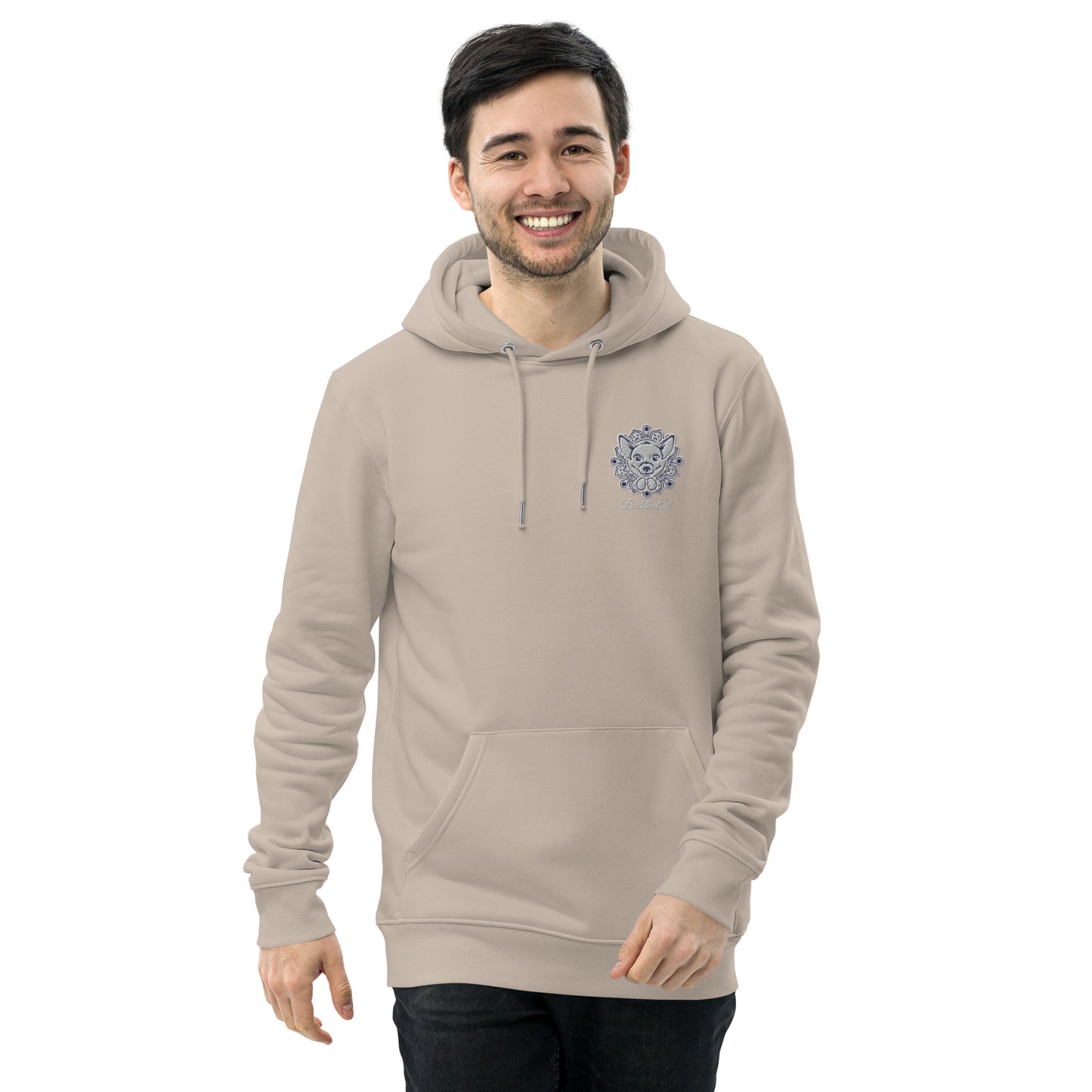 Exclusive BuddhaEd Unisex Embroidered Essential Eco Hoodie