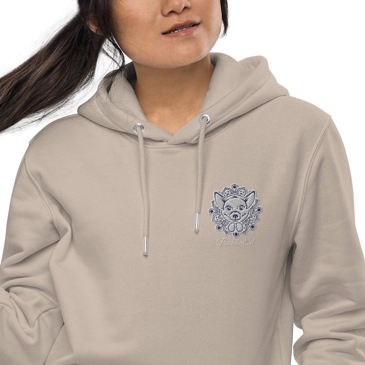 Exclusive BuddhaEd Unisex Embroidered Essential Eco Hoodie