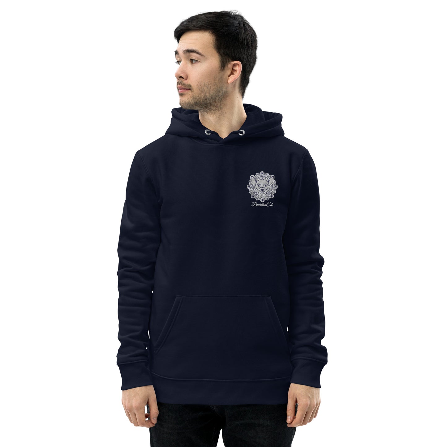 Exclusive BuddhaEd Unisex Embroidered Essential Eco Hoodie