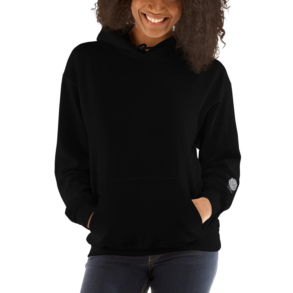 Exclusive BuddhaEd Embroidered Left Sleeve Unisex Hoodie