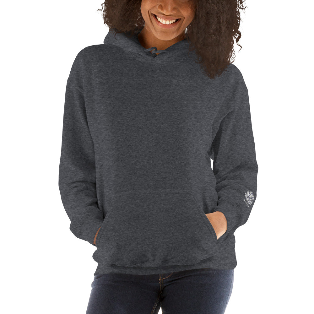 Exclusive BuddhaEd Embroidered Left Sleeve Unisex Hoodie