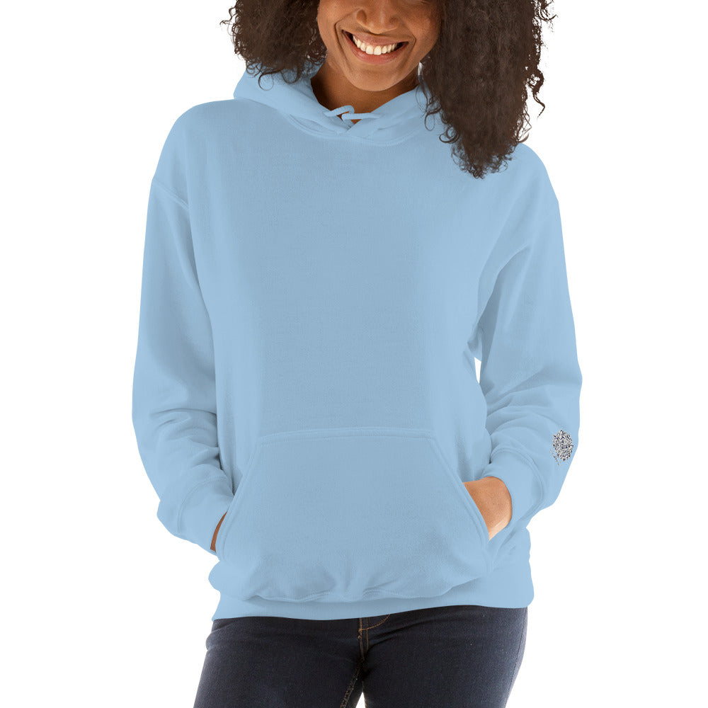 Exclusive BuddhaEd Embroidered Left Sleeve Unisex Hoodie