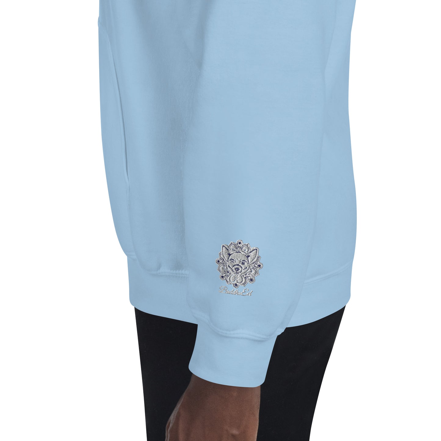 Exclusive BuddhaEd Embroidered Left Sleeve Unisex Hoodie