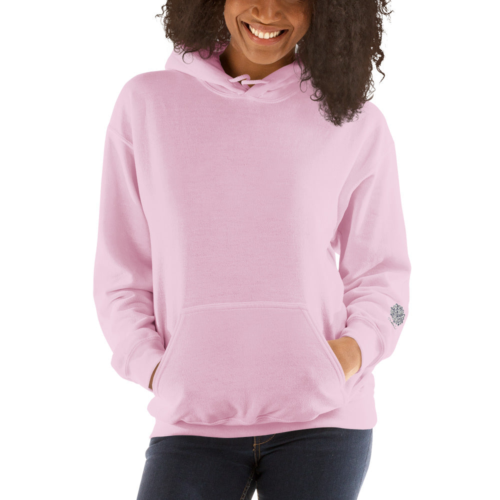 Exclusive BuddhaEd Embroidered Left Sleeve Unisex Hoodie