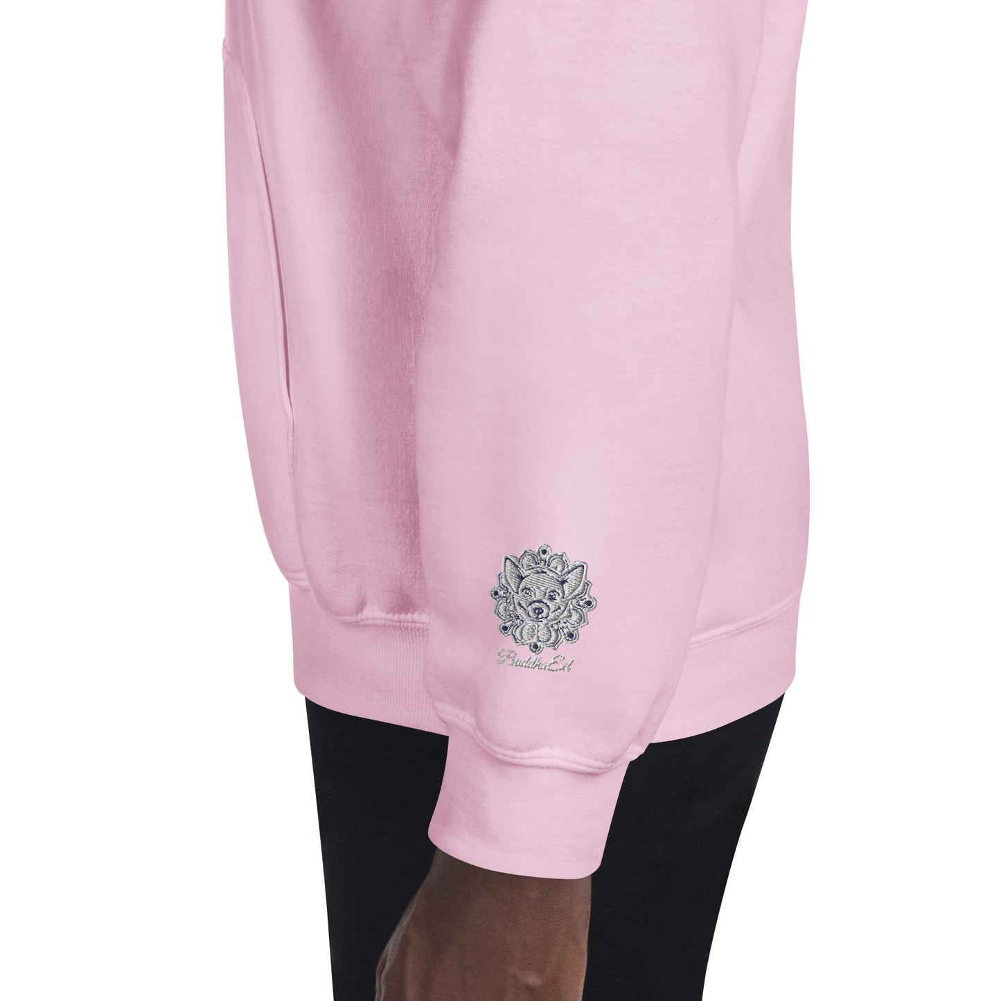 Exclusive BuddhaEd Embroidered Left Sleeve Unisex Hoodie