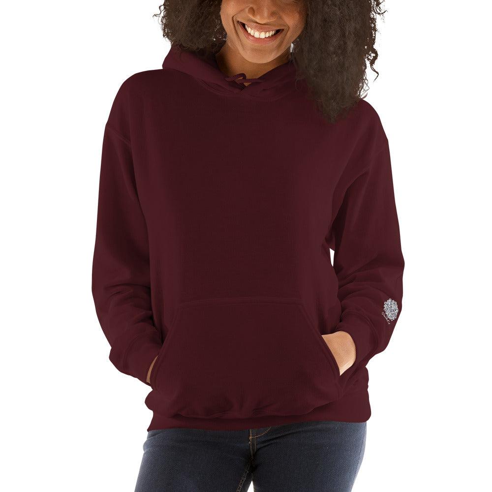 Exclusive BuddhaEd Embroidered Left Sleeve Unisex Hoodie