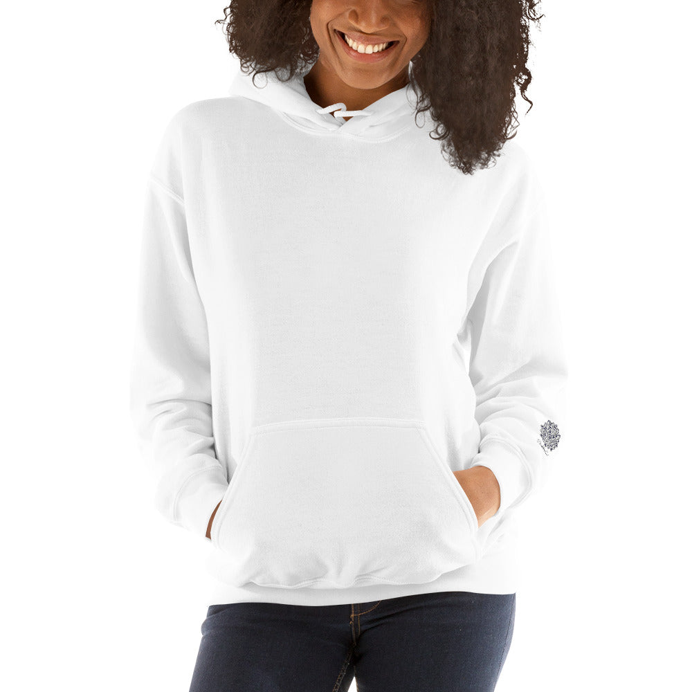 Exclusive BuddhaEd Embroidered Left Sleeve Unisex Hoodie