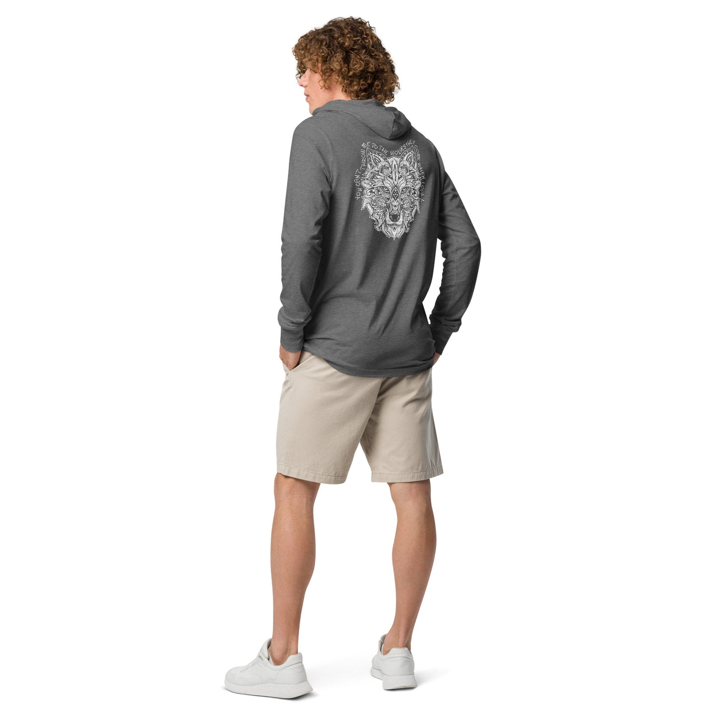 Throw Me to the Wolves Hooded Long-Sleeve Tee