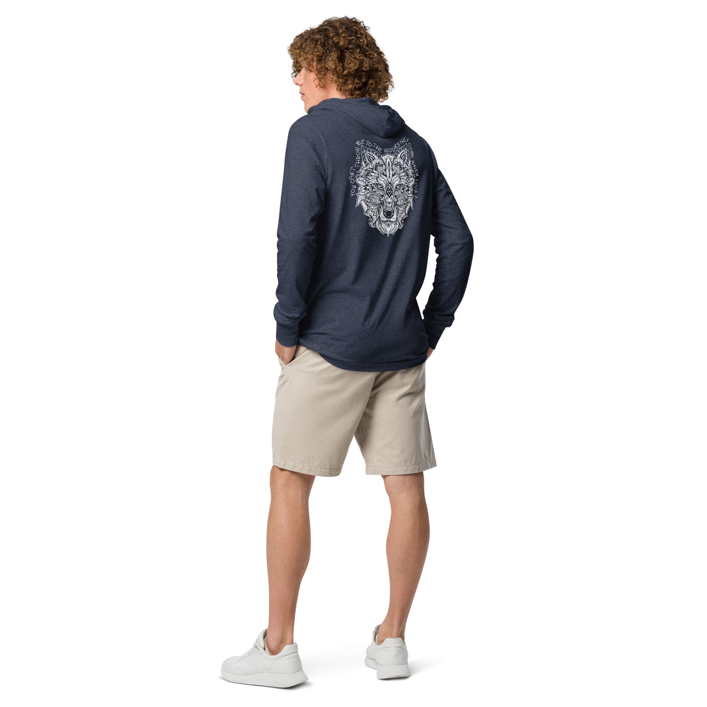 Throw Me to the Wolves Hooded Long-Sleeve Tee