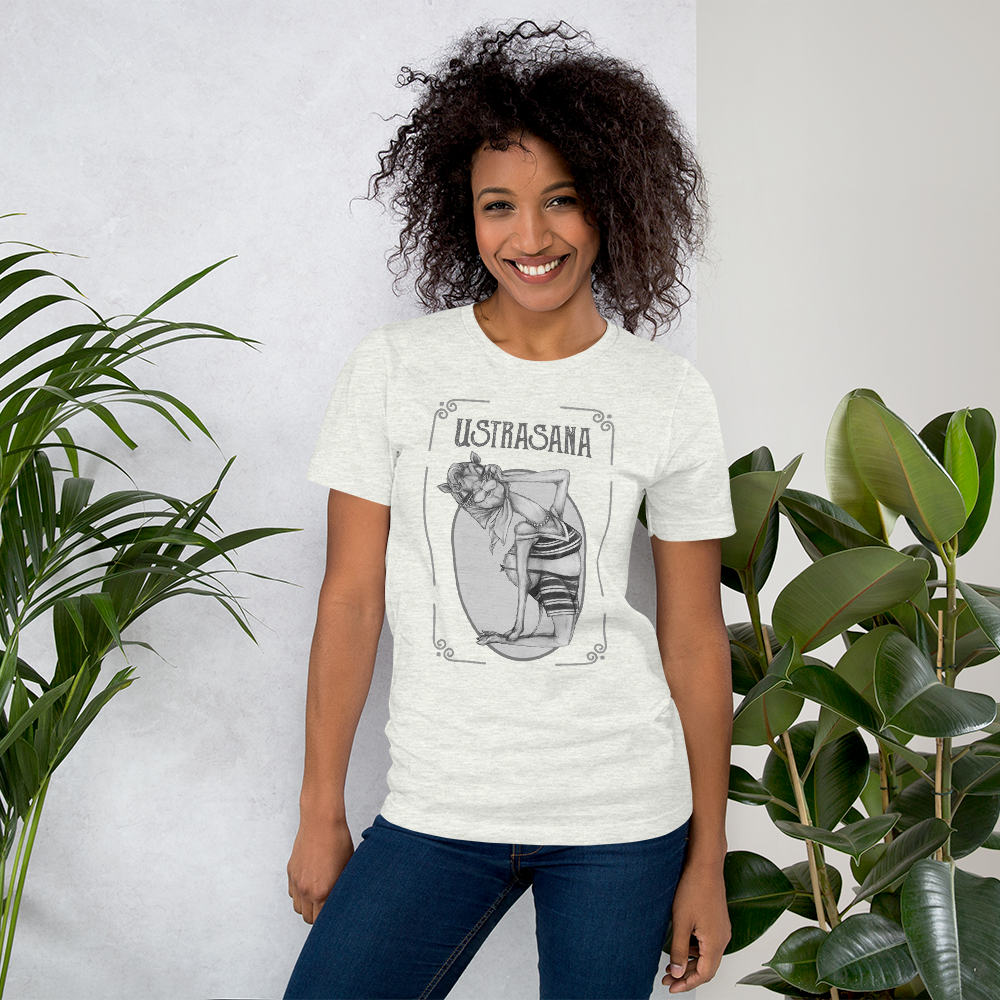 Short-Sleeve Unisex T-Shirt - Ustrasana - Camel Pose