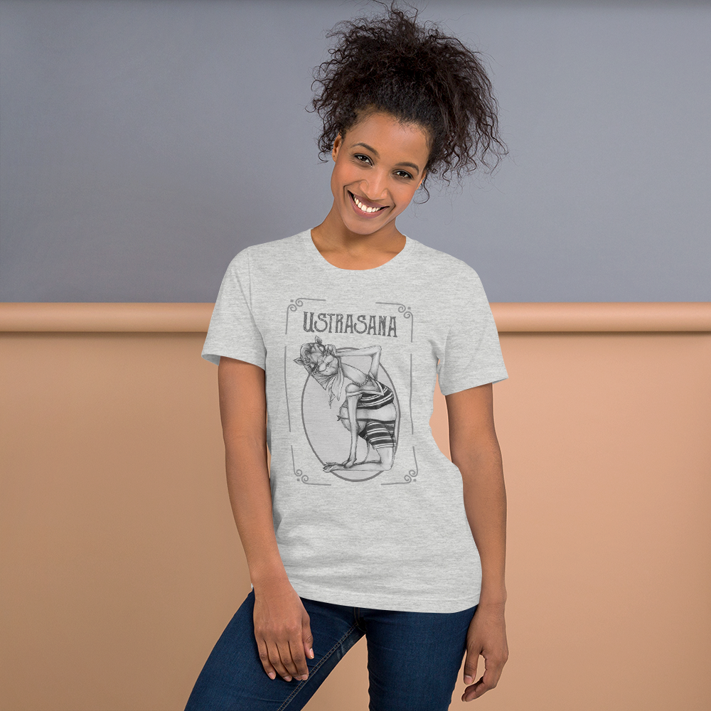 Short-Sleeve Unisex T-Shirt - Ustrasana - Camel Pose