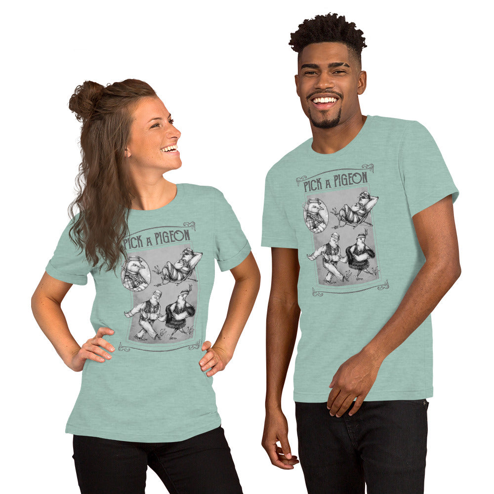 Short-Sleeve Unisex T-Shirt - Pick a Pigeon