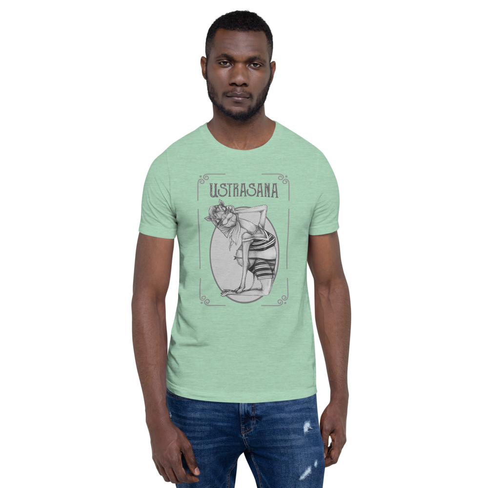 Short-Sleeve Unisex T-Shirt - Ustrasana - Camel Pose