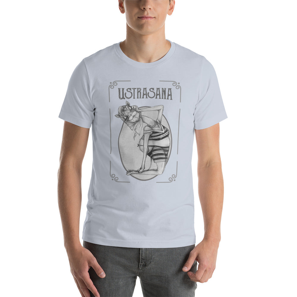 Short-Sleeve Unisex T-Shirt - Ustrasana - Camel Pose