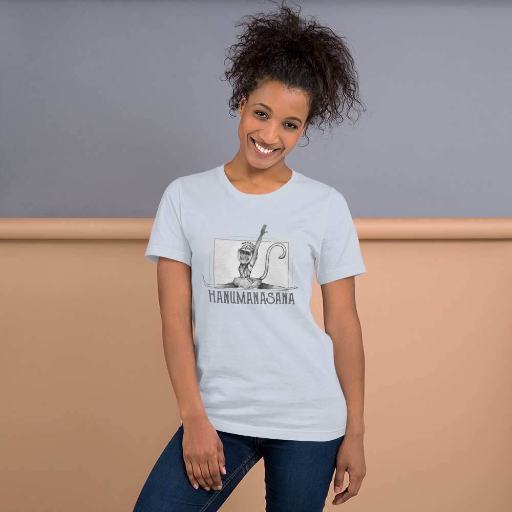 Short-Sleeve Unisex T-Shirt - Hanumanasana - Monkey Pose