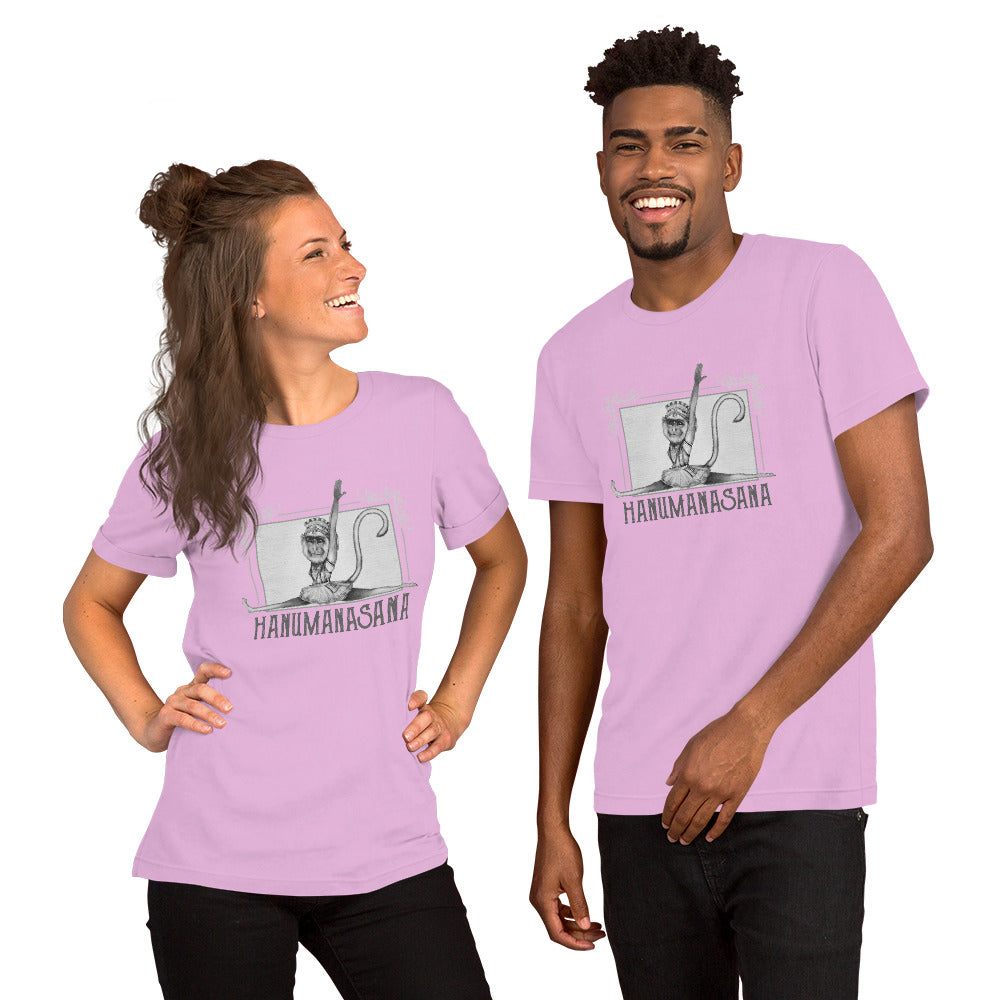 Short-Sleeve Unisex T-Shirt - Hanumanasana - Monkey Pose
