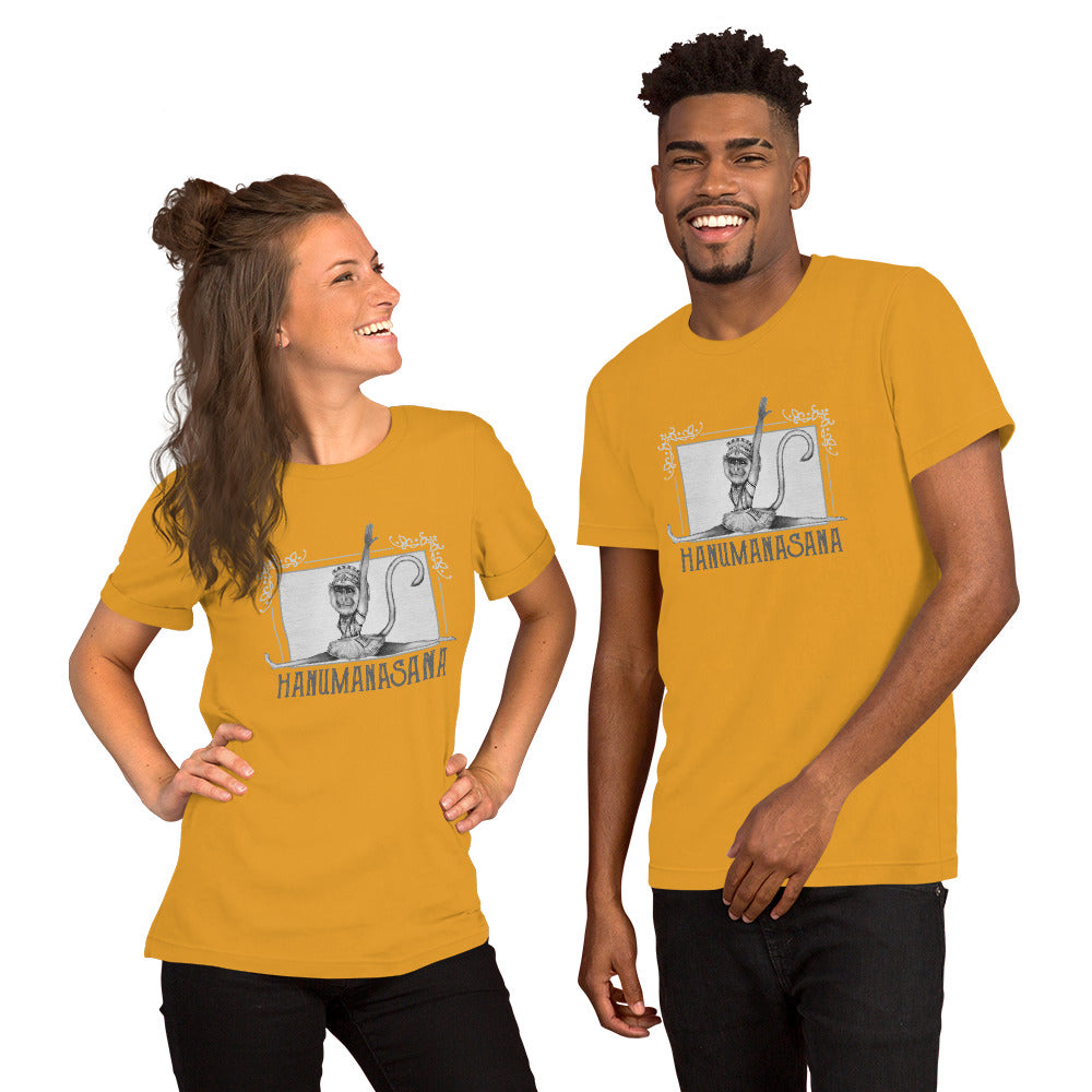 Short-Sleeve Unisex T-Shirt - Hanumanasana - Monkey Pose