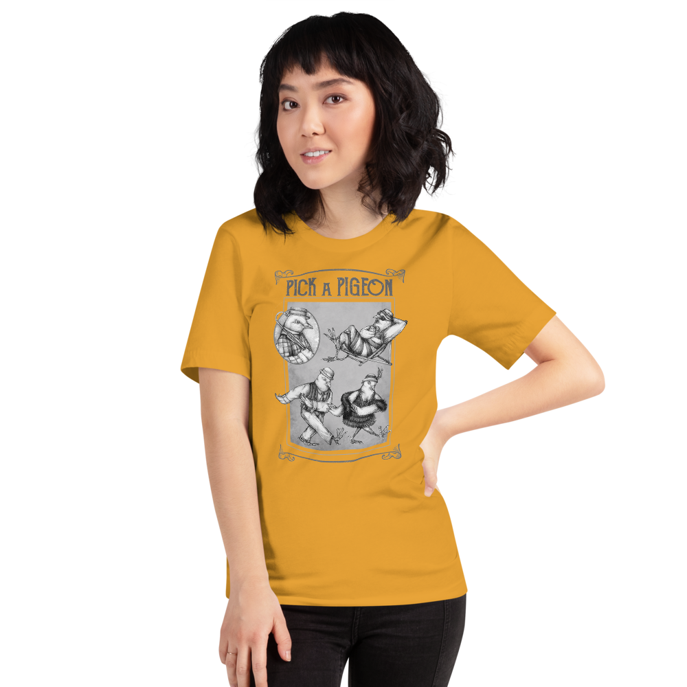 Short-Sleeve Unisex T-Shirt - Pick a Pigeon