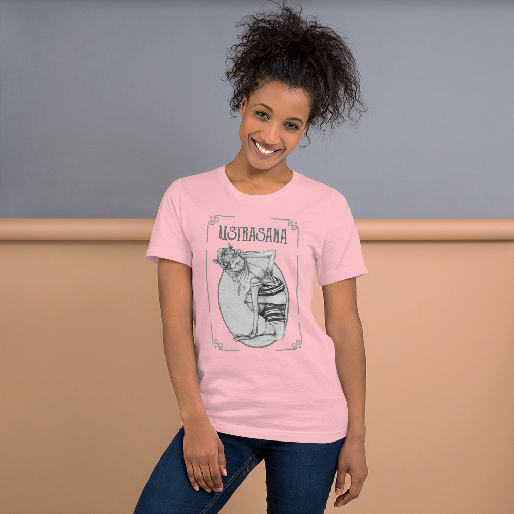 Short-Sleeve Unisex T-Shirt - Ustrasana - Camel Pose
