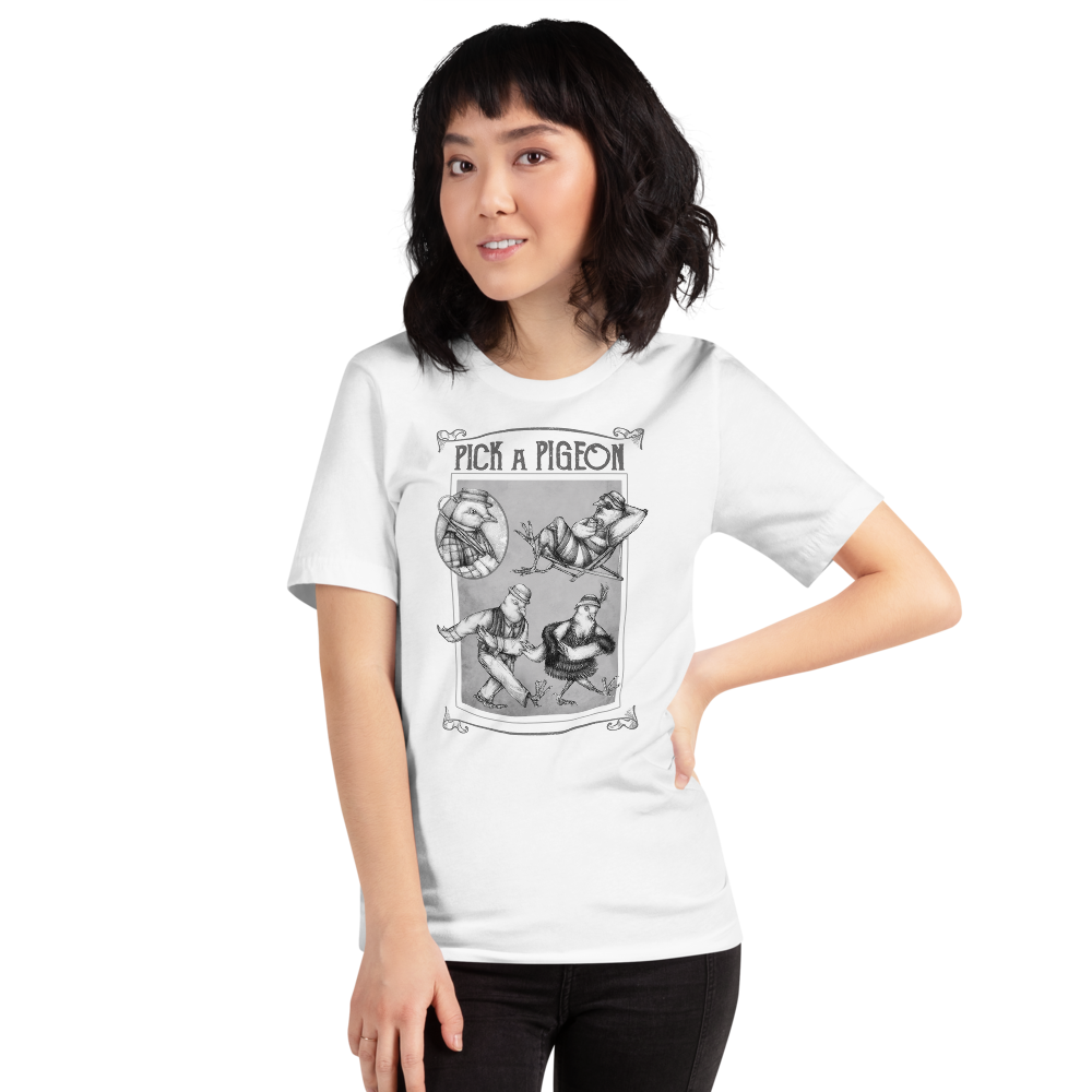 Short-Sleeve Unisex T-Shirt - Pick a Pigeon