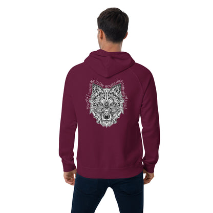 Unisex Eco Raglan Hoodie - Throw Me to the Wolves