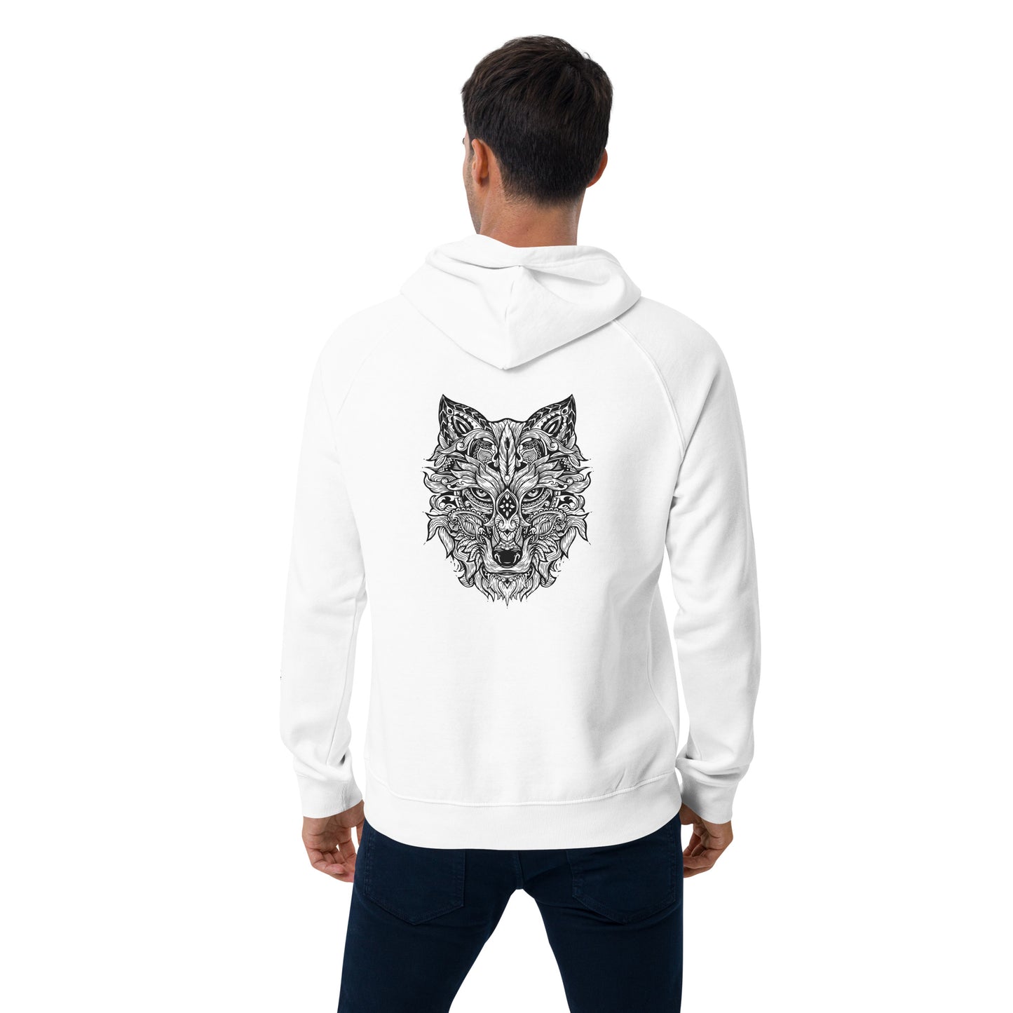 Unisex Eco Raglan Hoodie - Throw Me to the Wolves
