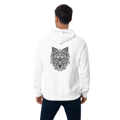 Unisex Eco Raglan Hoodie - Throw Me to the Wolves