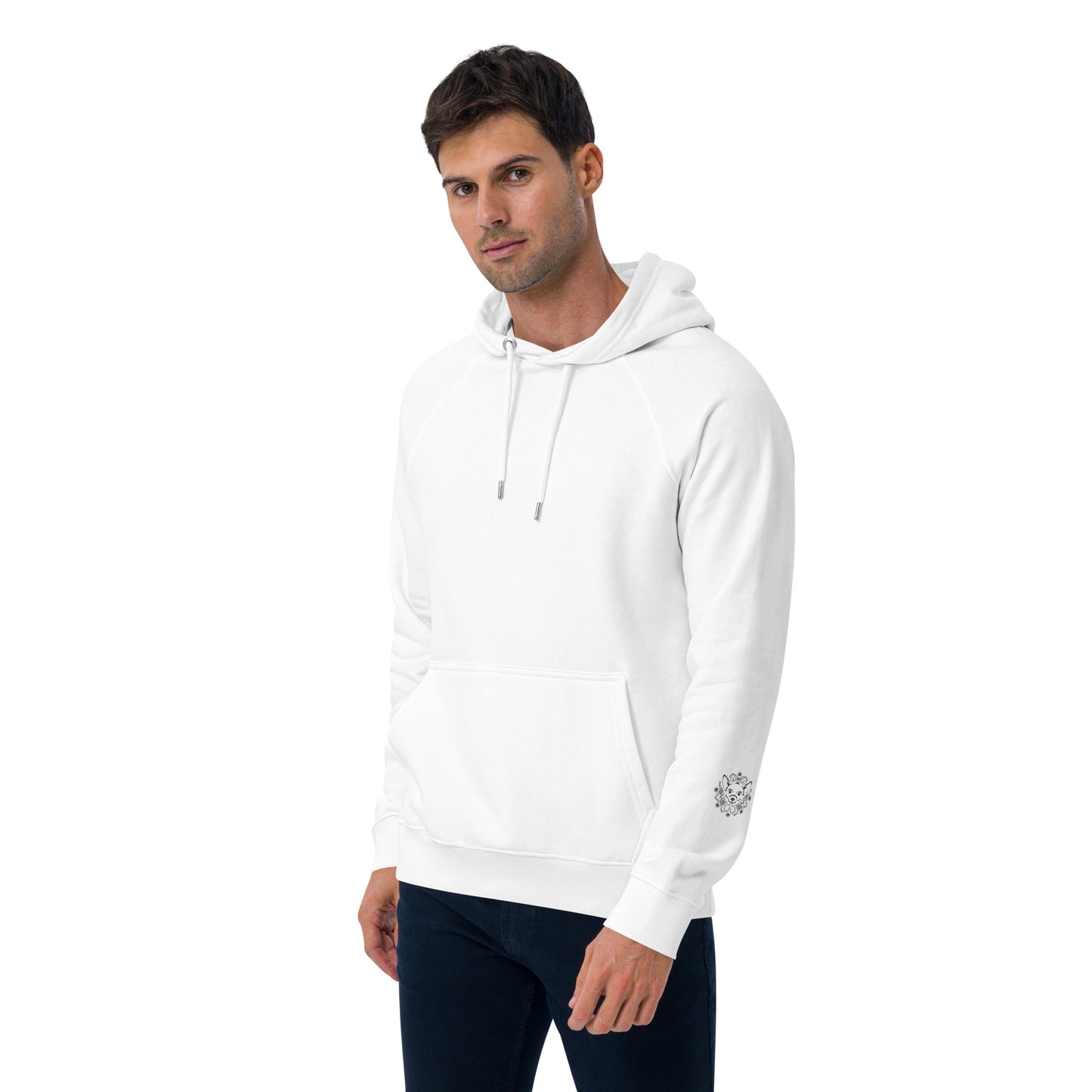 Unisex Eco Raglan Hoodie - Throw Me to the Wolves