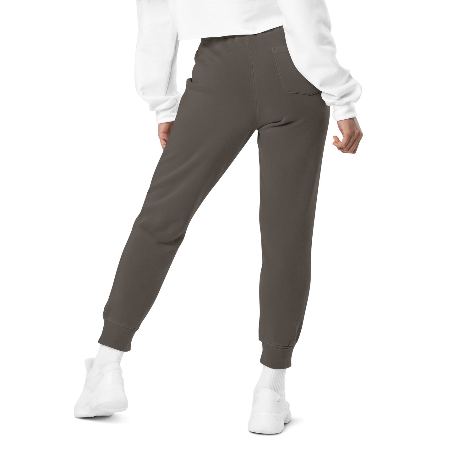 Exclusive BuddhaEd Embroidered Unisex Pigment-dyed Sweatpants