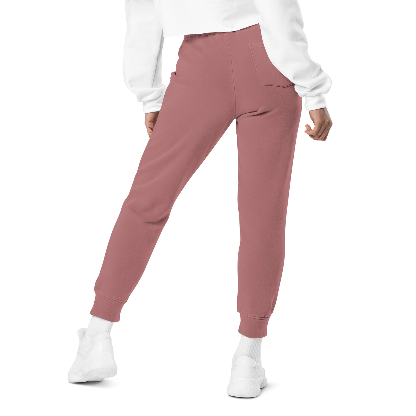 Exclusive BuddhaEd Embroidered Unisex Pigment-dyed Sweatpants