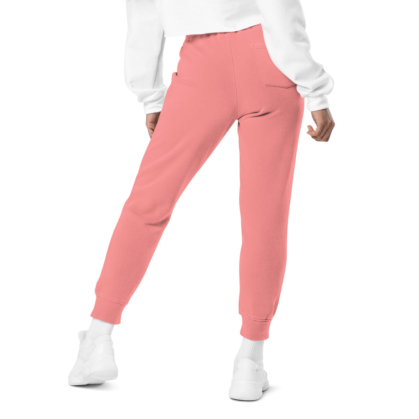 Exclusive BuddhaEd Embroidered Unisex Pigment-dyed Sweatpants