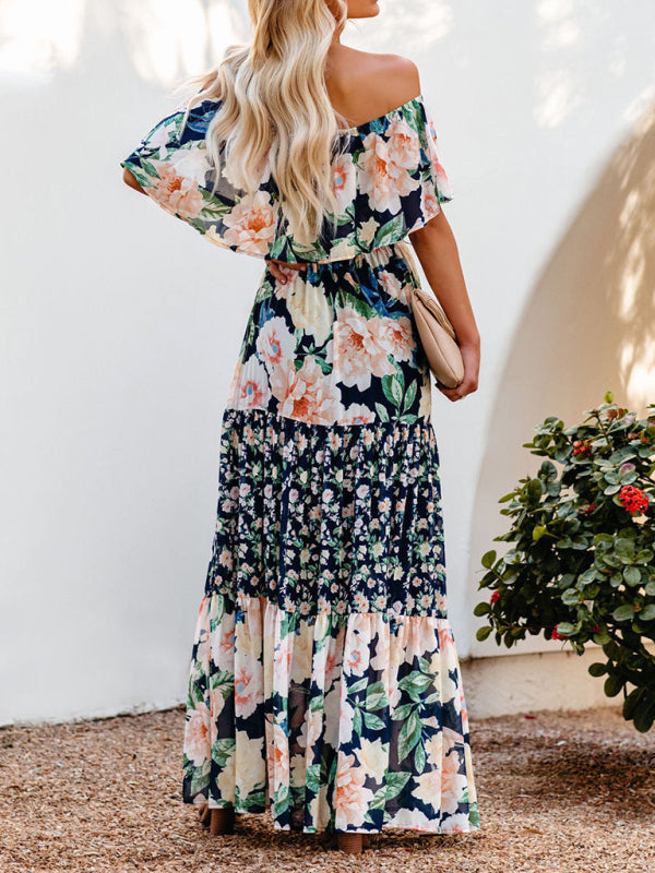 Off-the-Shoulder Summer Maxi Dress